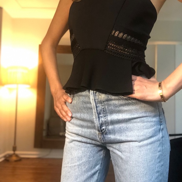 Jonathan Simkhai embroidered fitted string top - Picture 2 of 3